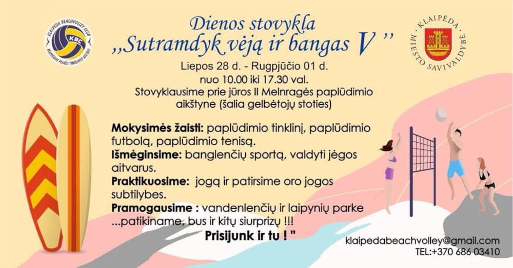 Daugiau informacijos prie Facebook renginių!