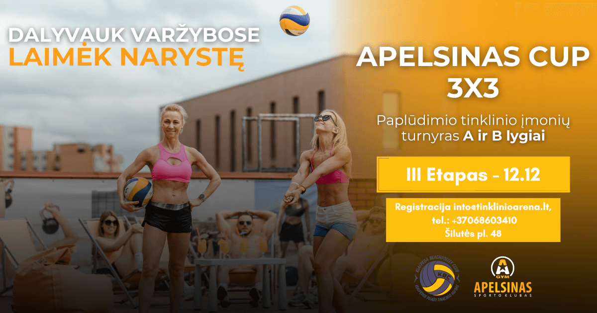 Daugiau informacijos prie Facebook renginių!