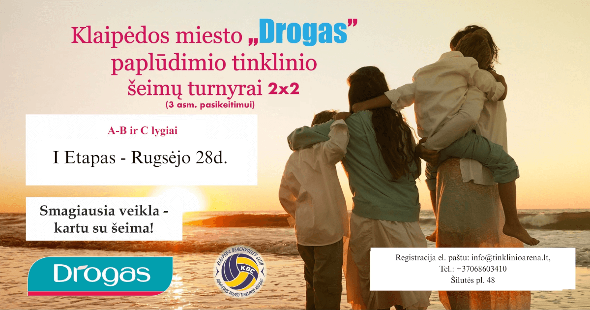 Daugiau informacijos prie Facebook renginių!