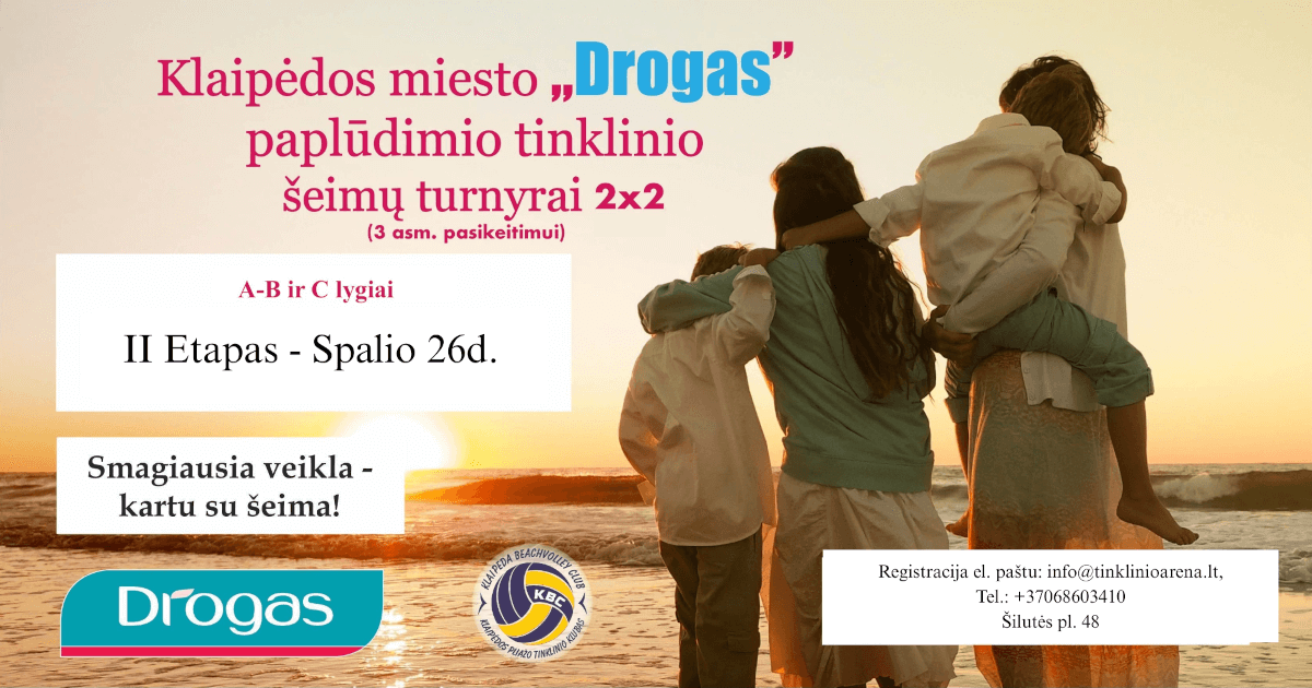 Daugiau informacijos prie Facebook renginių!