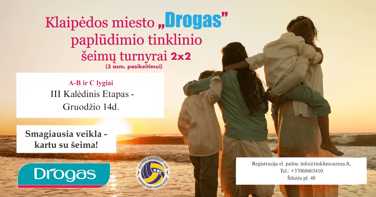 Daugiau informacijos prie Facebook renginių!