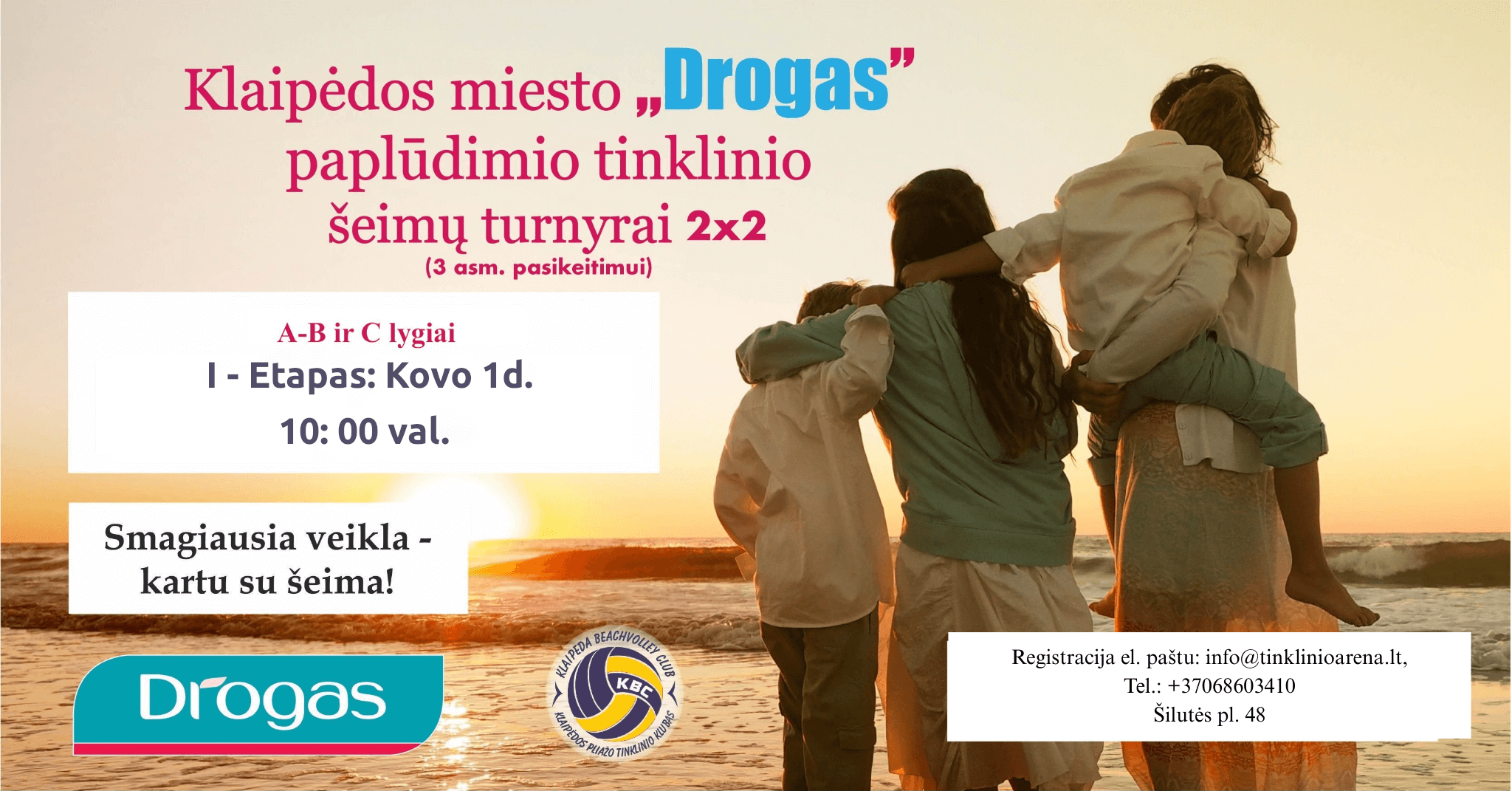 Daugiau informacijos prie Facebook renginių!