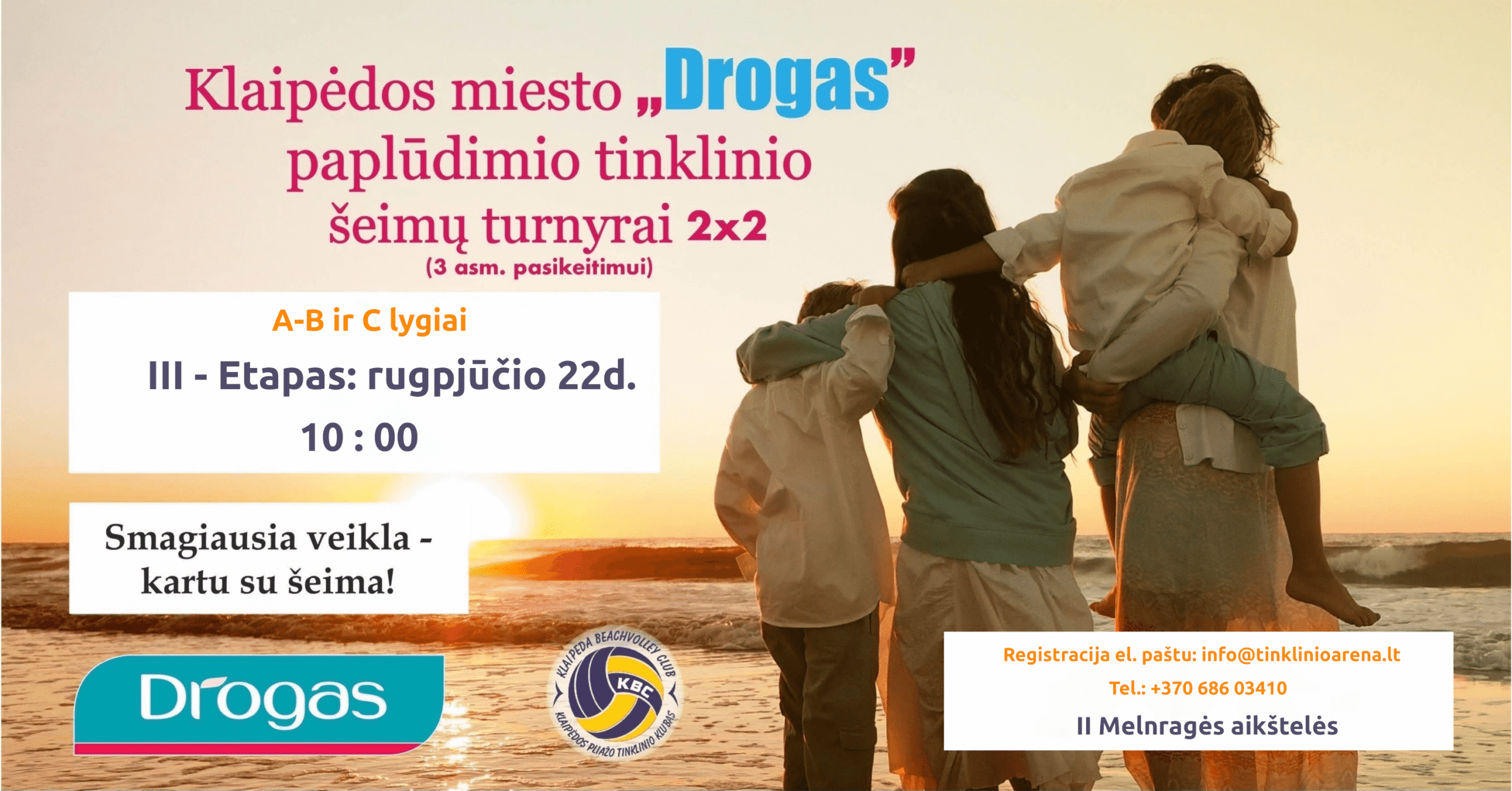 Daugiau informacijos prie Facebook renginių!